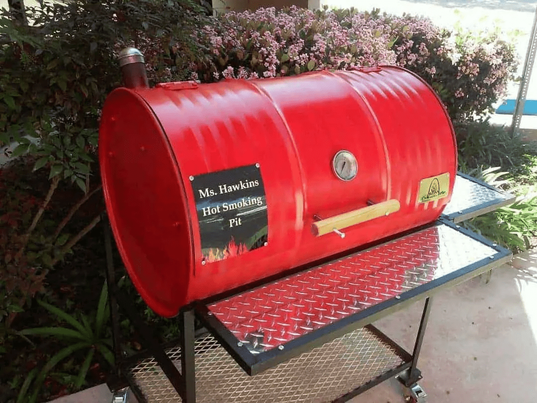 Moss Grills Grill Moss Grills Single Barbecue Barrel Deluxe Grill - 107