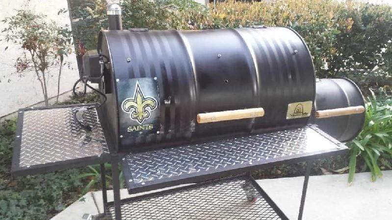 Moss Grills Grill Moss Grills Single Barrel Smoker with Rotisserie - 104