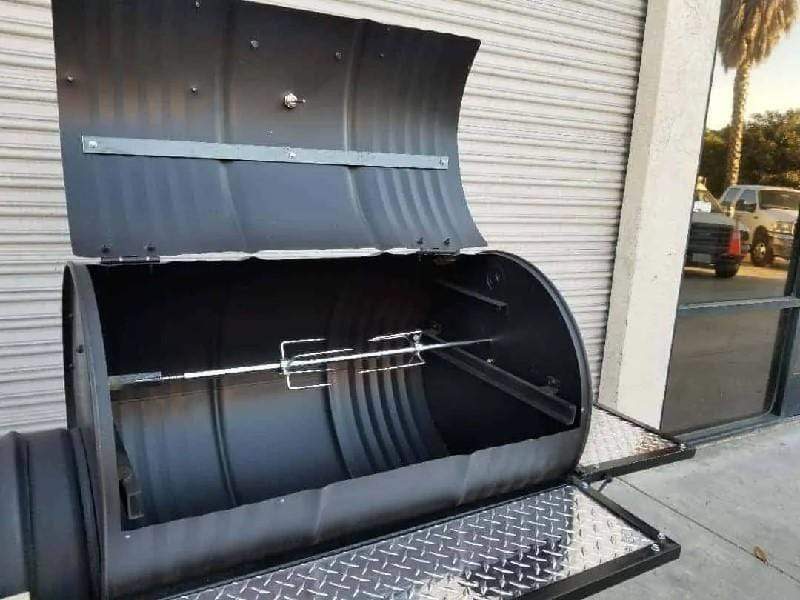 Moss Grills Grill Moss Grills Single Barrel Smoker with Rotisserie - 104