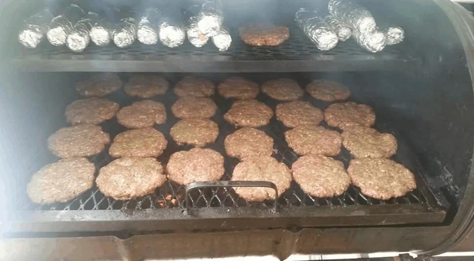 Moss Grills Grill Moss Grills Single BBQ Barrel Custom Grill with Wood Countertops - 103