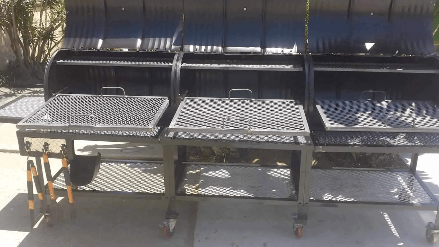 Moss Grills Grill Moss Grills Triple Barrel Custom BBQ Grill - 301