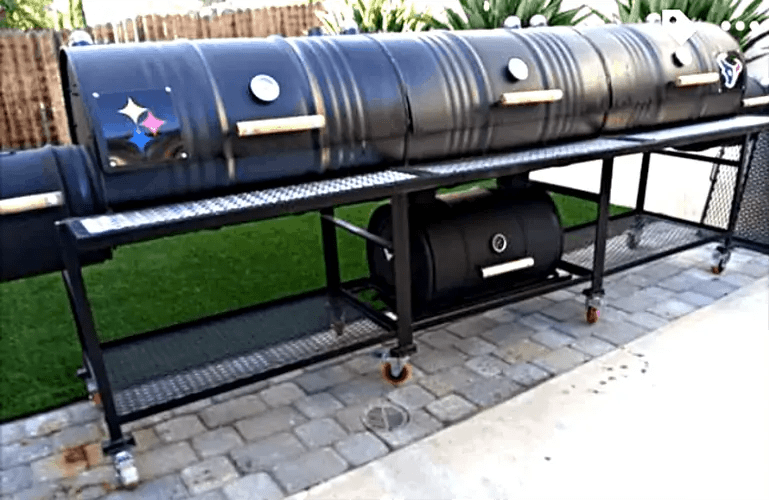 Moss Grills Grill Moss Grills Triple Barrel Triple Smoker BBQ Grill - 302-1