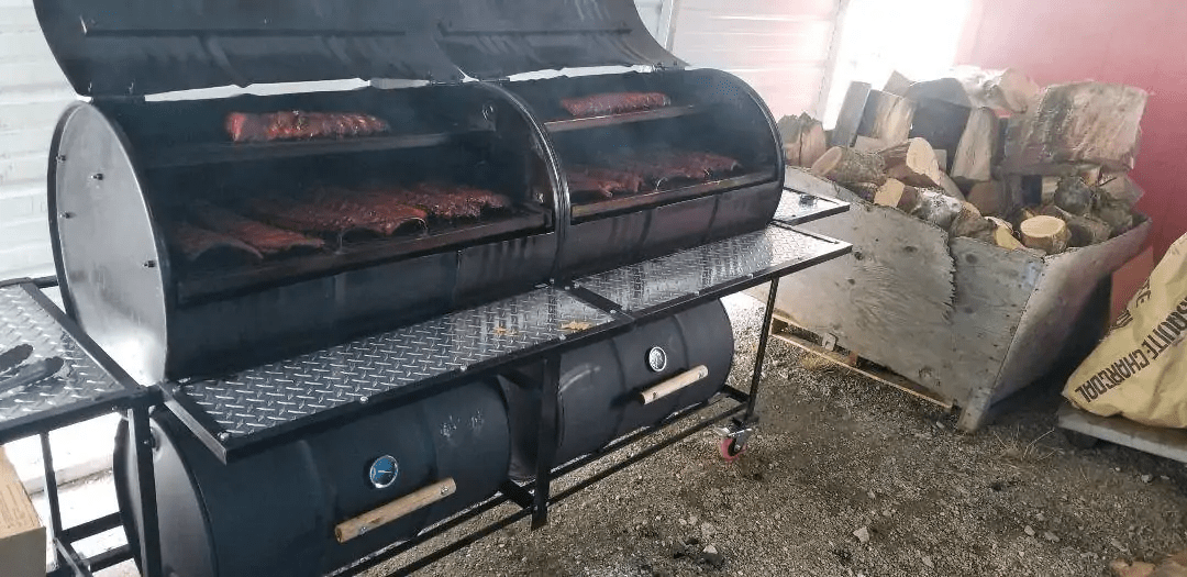 Moss Grills Grills Moss Grills Queen Quad Custom BBQ Grill & Smoker - 401