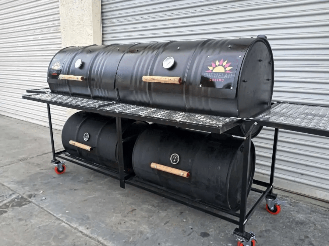 Moss Grills Grills Moss Grills Queen Quad Custom BBQ Grill & Smoker - 401