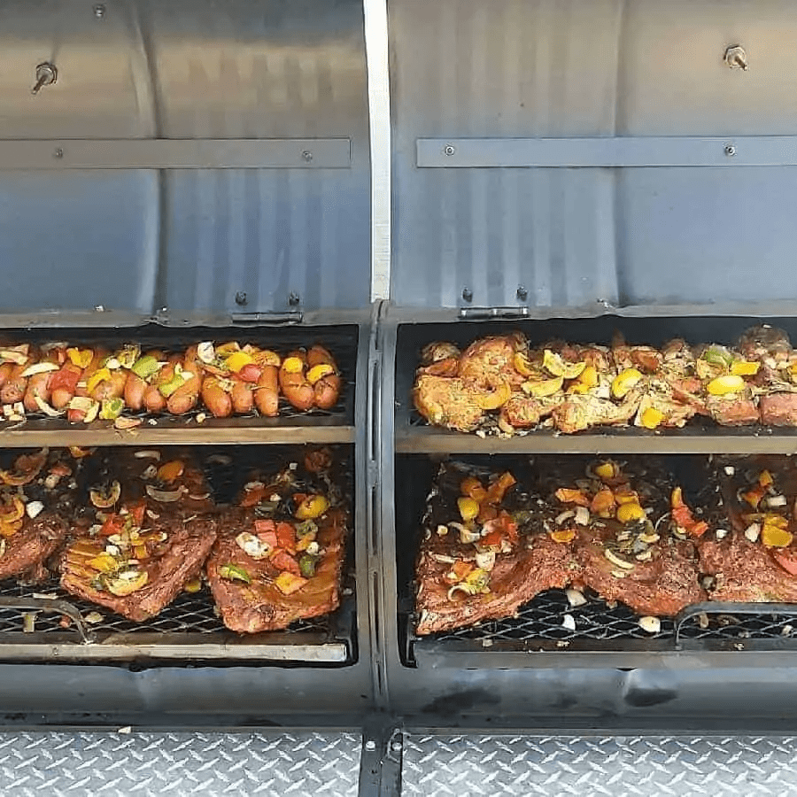Moss Grills Grills Moss Grills Queen Quad Custom BBQ Grill & Smoker - 401