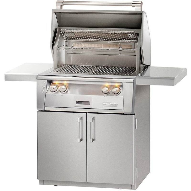 OutdoorKitchenPro Grill Natural Gas Alfresco ALXE 30-Inch Propane Gas Grill With Rotisserie - ALXE-30C