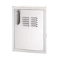 OutdoorKitchenPro Kitchen Right Fire Magic Premium Flush Single Access Door w/ Tank Tray and Louvers - 53820SC-T
