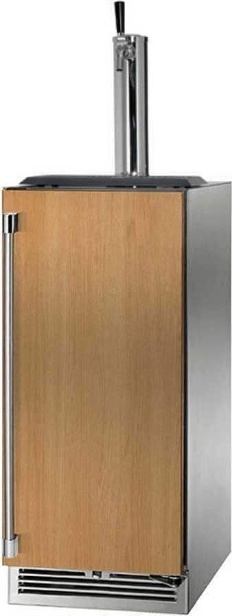 Perlick Refrigeration + Cooling Panel Ready Door - Right Hinge - Single Tap Perlick 15&quot; Signature Series Beer Dispenser / HP15TO-4