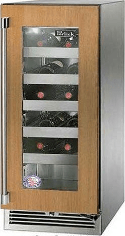 Perlick Refrigeration + Cooling Panel Ready Glass Door - Right Hinge Perlick 15” Signature Series Outdoor Wine Reserves / HP15WO-4