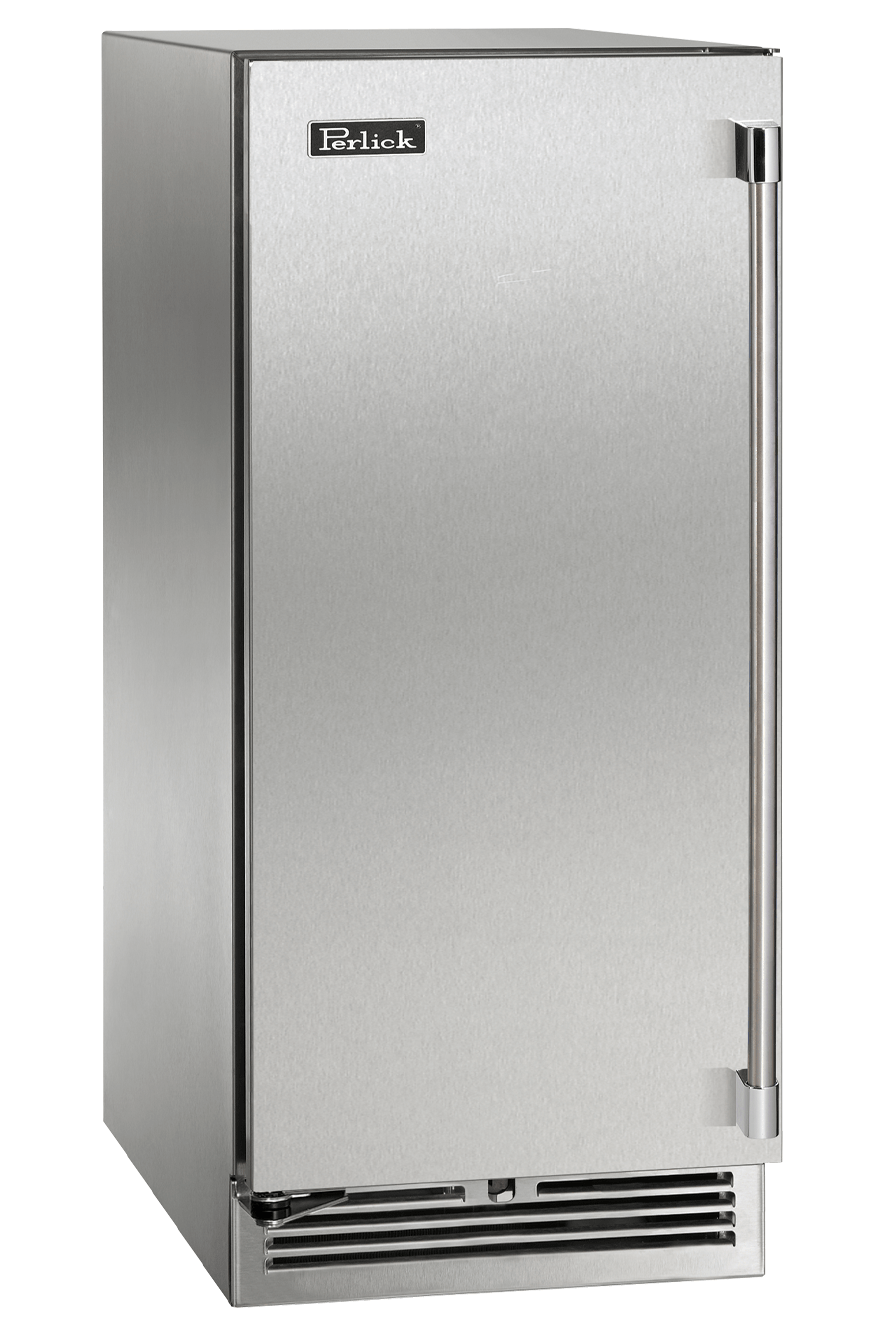 Perlick Refrigeration + Cooling Stainless Steel Door - Left Hinge Perlick 15” Signature Series Outdoor Wine Reserves / HP15WO-4