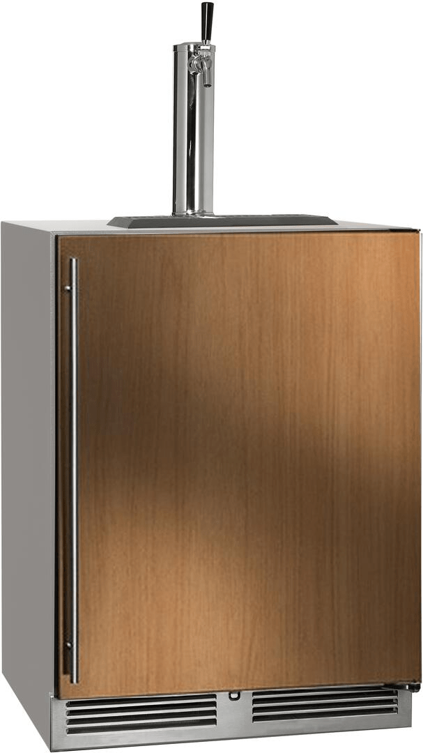 Perlick Refrigeration + Cooling Panel Ready - Right Hinge - Single Tap Perlick 24&quot; C-Series Beer Dispenser / HC24TO-4