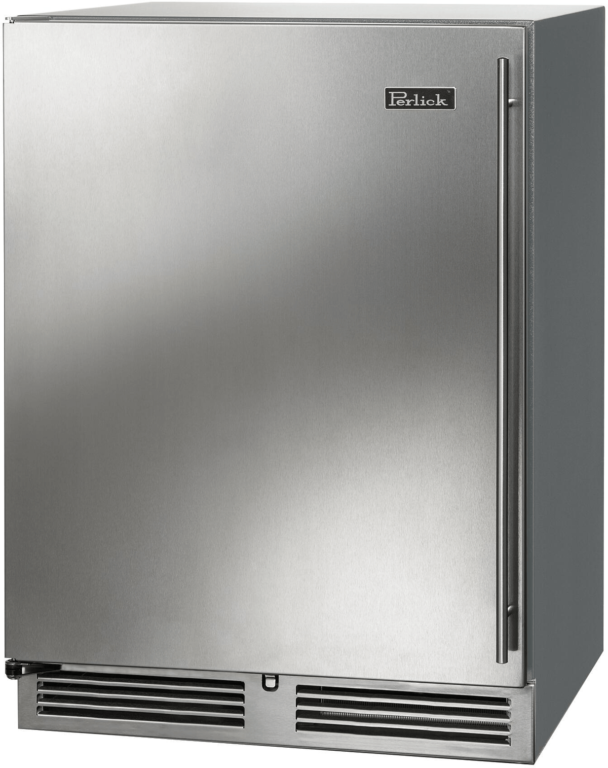 Perlick Refrigeration + Cooling Stainless Steel Glass Door - Left Hinge Perlick 24&quot; C-Series Built-In Outdoor Refrigerator / HC24RO-4