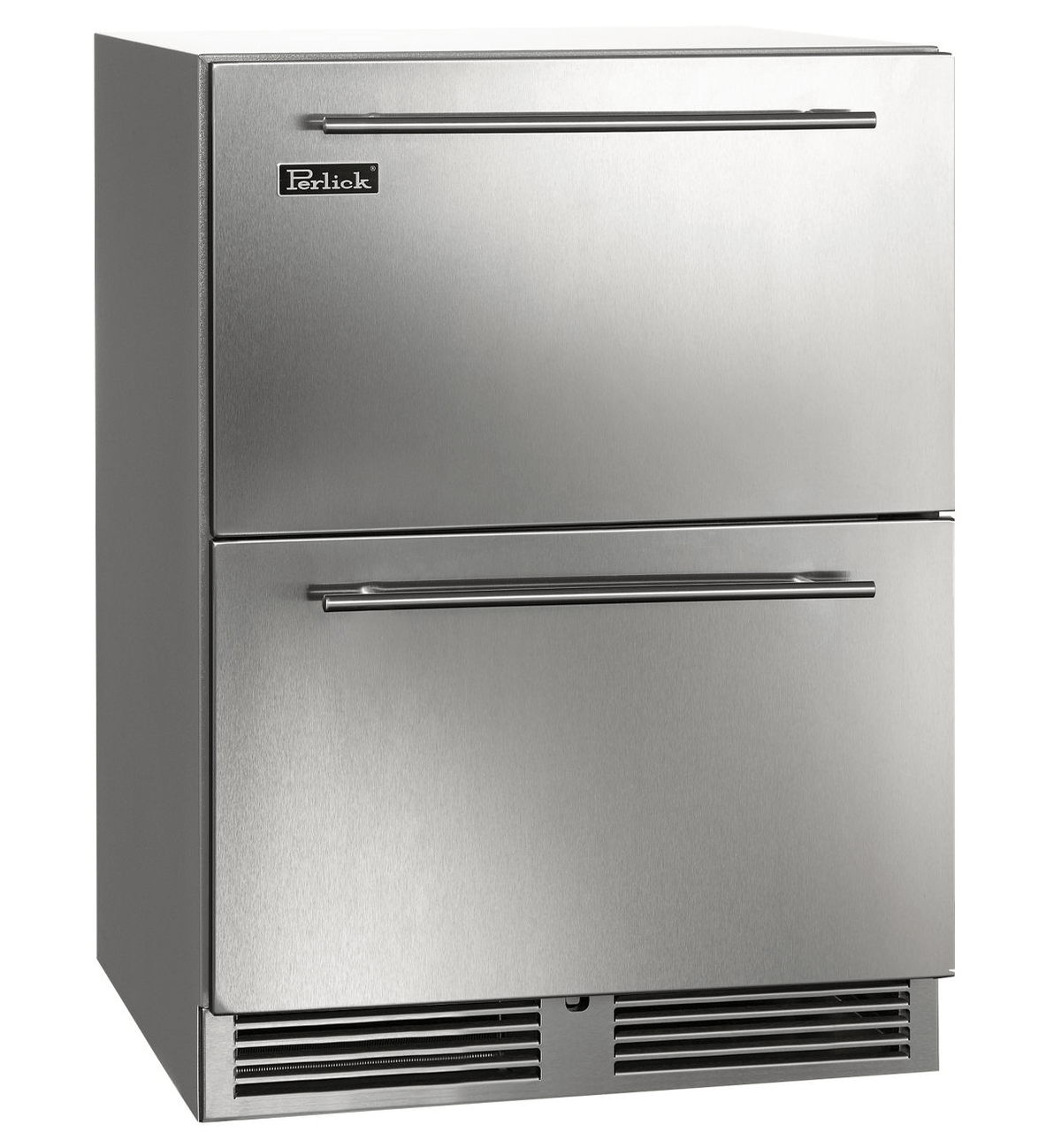 Perlick Refrigeration + Cooling Stainless Steel Drawers Perlick 24&quot; C-Series Built-In Refrigerated Drawers / HC24RO-4 Drawers