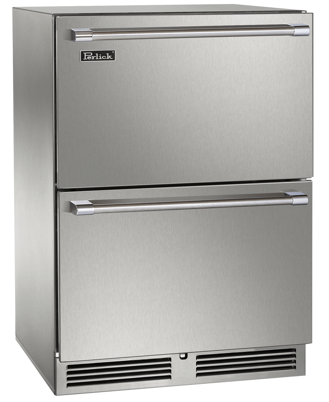 Perlick Refrigeration + Cooling Stainless Steel Drawers Perlick 24” Signature Series Refrigerated Drawers / HP24RO-4 Drawers