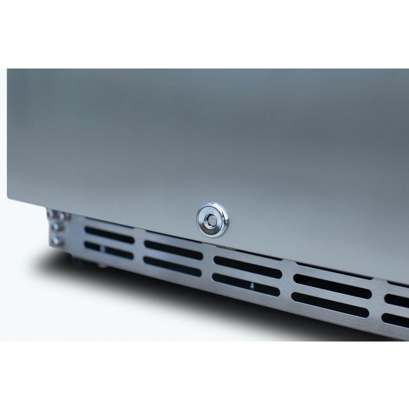 Summerset 15" 3.2C Outdoor Rated Fridge with Glass Door RFR15G