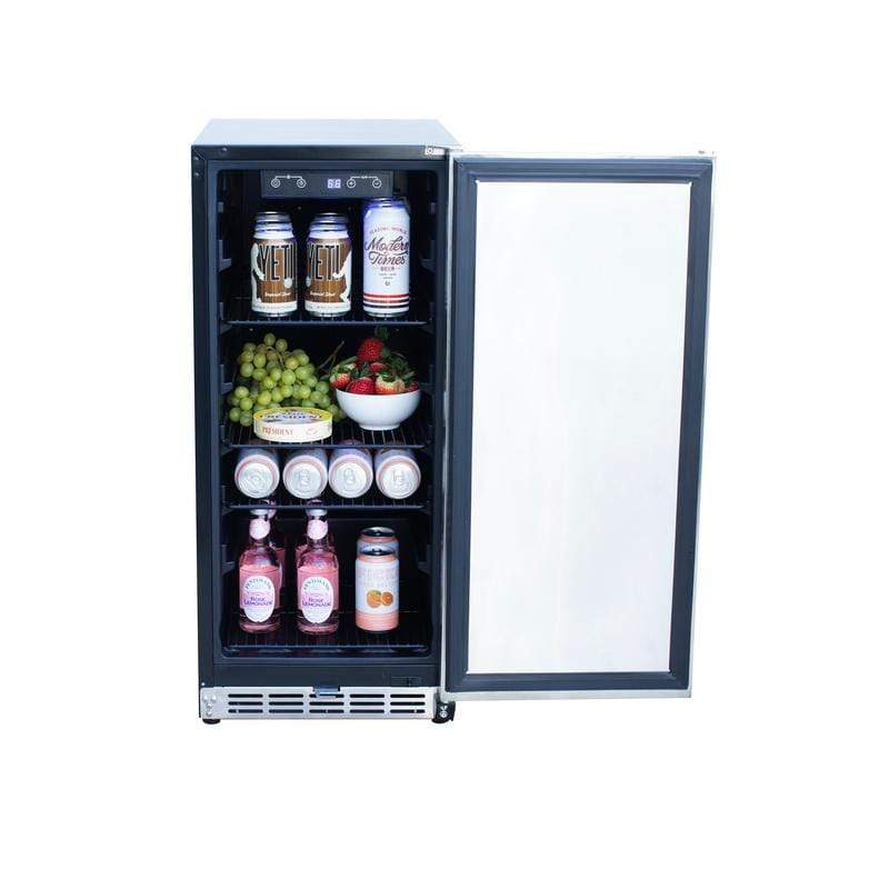 Summerset Refrigeration + Cooling Summerset 15" 3.2C Outdoor Rated Refrigerator SSRFR-15S