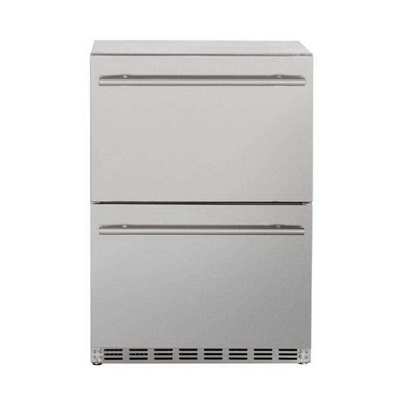 Summerset Refrigeration + Cooling Summerset 24" 5.3c Deluxe Outdoor Rated 2-Drawer Refrigerator SSRFR-24DR2