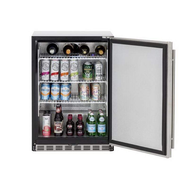 Summerset Refrigeration + Cooling Summerset 24&quot; 5.3c Deluxe Outdoor Rated Refrigerator SSRFR-24D