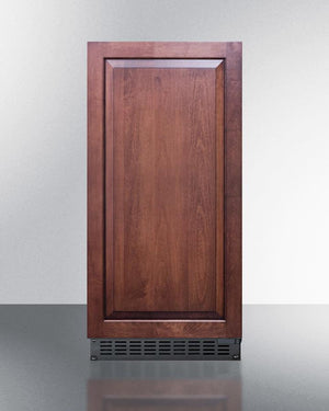 Summit Refrigeration + Cooling Summit 15" Wide 62 Lb. Built-In Undercounter Commercially Listed Indoor/Outdoor Clear Icemaker with Gravity Drain and Panel ready Door / BIM68OSGDRIF