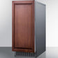 Summit Refrigeration + Cooling Summit 15" Wide 62 Lb. Built-In Undercounter Commercially Listed Indoor/Outdoor Clear Icemaker with Internal Pump and Panel-Ready Door / BIM68OSPUMPIF