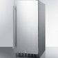 Summit Refrigeration + Cooling Summit 15" Wide Built-In Outdoor Residential Refrigerator In Stainless Steel With Lock And Digital Thermostat / SPR316OSCSS