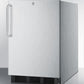 Summit Refrigeration + Cooling Summit 24" Wide ADA Compliant Commercial Outdoor Refrigerator in Complete Stainless Steel, Designed for Built-In or Freestanding Use / SPR7BOSSTADA