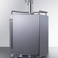 Summit Refrigeration + Cooling Summit 24" Wide Commercial Indoor/Outdoor Triple Tap Beer Dispenser for Built-In or Freestanding Use with Stainless Steel Exterior, Caster Set, and Tap Locks