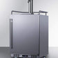 Summit Refrigeration + Cooling Summit 24" Wide Indoor/Outdoor Single Tap Beer Dispenser for Built-In or Freestanding Use in Complete Stainless Steel / SBC683OS