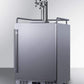 Summit Refrigeration + Cooling Summit 24" Wide Indoor/ Outdoor Triple Tap Beer Dispenser for Built-In or Freestanding Use in Complete Stainless Steel / SBC683OSTRIPLE