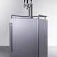 Summit Refrigeration + Cooling Summit 24" Wide Indoor/ Outdoor Triple Tap Beer Dispenser for Built-In or Freestanding Use in Complete Stainless Steel / SBC683OSTRIPLE