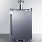 Summit Refrigeration + Cooling Summit 24" Wide Indoor/ Outdoor Triple Tap Beer Dispenser for Built-In or Freestanding Use in Complete Stainless Steel / SBC683OSTRIPLE