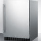 Summit Refrigeration + Cooling Summit 24" Wide Outdoor All-Refrigerator for Built-In Use, With Lock, Digital Thermostat, and Stainless Steel Wrapped Exterior / SPR627OSCSS