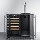 Summit Refrigeration + Cooling Summit 30" Wide Built-In Undercounter Indoor/Outdoor Combination Dual Zone Wine Cellar and Kegerator with Tapping Equipment Included / SWBC3041