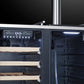 Summit Refrigeration + Cooling Summit 30" Wide Built-In Undercounter Indoor/Outdoor Combination Dual Zone Wine Cellar and Kegerator with Tapping Equipment Included / SWBC3041
