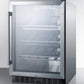 Summit Refrigeration + Cooling Summit Built-In Outdoor Commercially Listed Wine Cellar with Stainless Steel Interior, Champagne Shelving, Digital Controls, and Stainless Steel Cabinet / SCR611GLOSCH