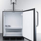 Summit Refrigeration + Cooling Summit Built-In Undercounter ADA Height Commercially Listed Dual Tap Beer Dispenser in Stainless Steel for Outdoor Use / SBC54OSBIADA