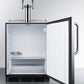 Summit Refrigeration + Cooling Summit Built-In Undercounter ADA Height Commercially Listed Dual Tap Wine Dispenser in Stainless Steel for Outdoor Use / SBC54OSBIADAWKDTWIN