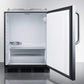 Summit Refrigeration + Cooling Summit Built-In Undercounter ADA Height Commercially Listed Kegerator in Stainless Steel for Outdoor Use, Tap Kit Not Included / SBC54OSBIADANK