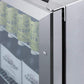 Summit Refrigeration + Cooling Summit Outdoor Built-In Undercounter Commercial Glass Door Beverage Center Designed for the Display and Refrigeration of Beverages and Sealed Food, with Stainless Steel Interior and Exterior Cabinet / SCR611GLOS