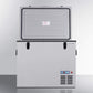 Summit Refrigeration + Cooling Summit Portable 12/24V Cooler for Residential Use with an Insulated Cover, Interior Wire Basket, and Side Handles / SPRF56