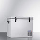 Summit Refrigeration + Cooling Summit Portable 12/24V Cooler for Residential Use with an Insulated Cover, Interior Wire Basket, and Side Handles / SPRF56