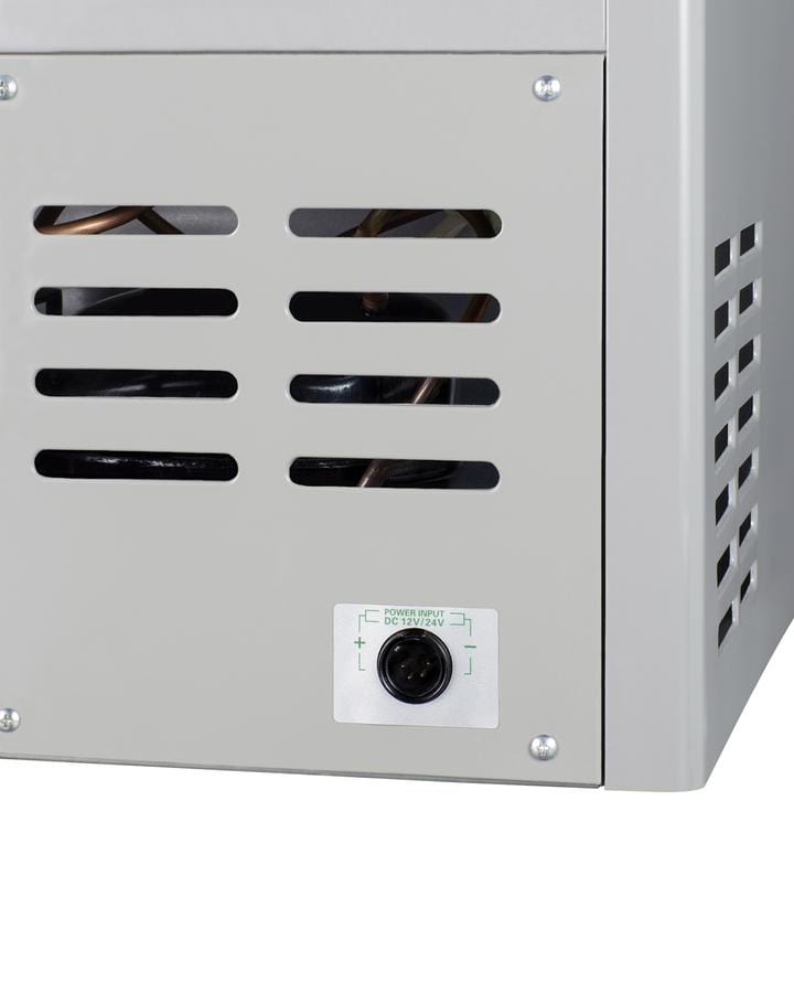 Summit Refrigeration + Cooling Summit Portable 12/24V Cooler for Residential Use with an Insulated Cover, Interior Wire Basket, and Side Handles / SPRF56