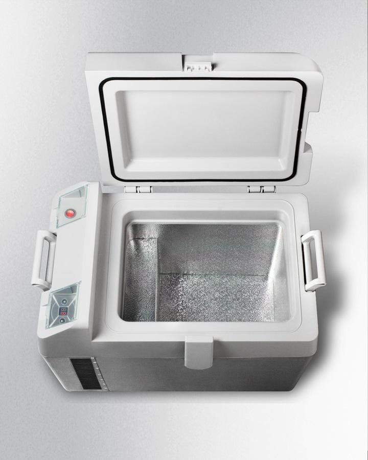Summit Refrigeration + Cooling Summit Portable 12V/24V Cooler Capable of Operation as Refrigerator (2-8°C) or Freezer (-15°C) / SPRF26