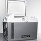 Summit Refrigeration + Cooling Summit Portable 12V/24V Cooler Capable of Operation as Refrigerator (2-8°C) or Freezer (-15°C), with Factory-Installed Lock and Collapsible Trolley / SPRF26M