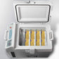 Summit Refrigeration + Cooling Summit Portable 12V/24V Cooler Capable of Operation as Refrigerator (2-8°C) or Freezer (-15°C), with Factory-Installed Lock and Collapsible Trolley / SPRF26M