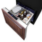 Summit Refrigeration + Cooling Summit Single Drawer All-Refrigerator Approved For Outdoor, Residential, and Commercial Use, Built-In Capable or Freestanding, with Digital Thermostat, Frost-Free Operation, and Panel-Ready Stainless Steel Drawer / FF1DSS