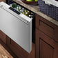 Summit Refrigeration + Cooling Summit Single Drawer All-Refrigerator Approved For Outdoor, Residential, and Commercial Use, Built-In Capable or Freestanding, with Digital Thermostat, Frost-Free Operation, and Panel-Ready Stainless Steel Drawer / FF1DSS