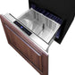Summit Refrigeration + Cooling Summit Single Drawer All-Refrigerator Approved for Outdoor, Residential & Commercial Use, Built-In Capable or Freestanding, w/ Digital Thermostat, Frost-Free Operation & Panel-Ready SS Drawer w/ Oversized Front for Use in 24" Wide Spaces / FF1DSS24