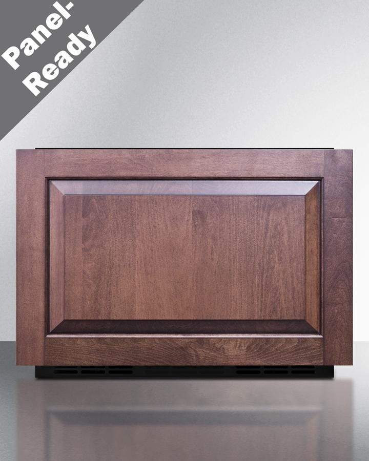 Summit Refrigeration + Cooling Summit Single Drawer All-Refrigerator Approved for Outdoor, Residential & Commercial Use, Built-In Capable or Freestanding, w/ Digital Thermostat, Frost-Free Operation & Panel-Ready SS Drawer w/ Oversized Front for Use in 24" Wide Spaces / FF1DSS24