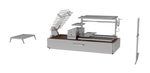 Tagwood Grills Tagwood BBQ Argentine Santa Maria Wood Fire & Charcoal Built-In Grill | 867sq. in. of total grilling area with Clamp Grill | BBQ28SS